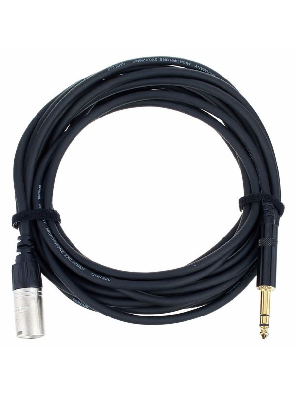 Cordial Balanced male jack to male XLR cable 6 M